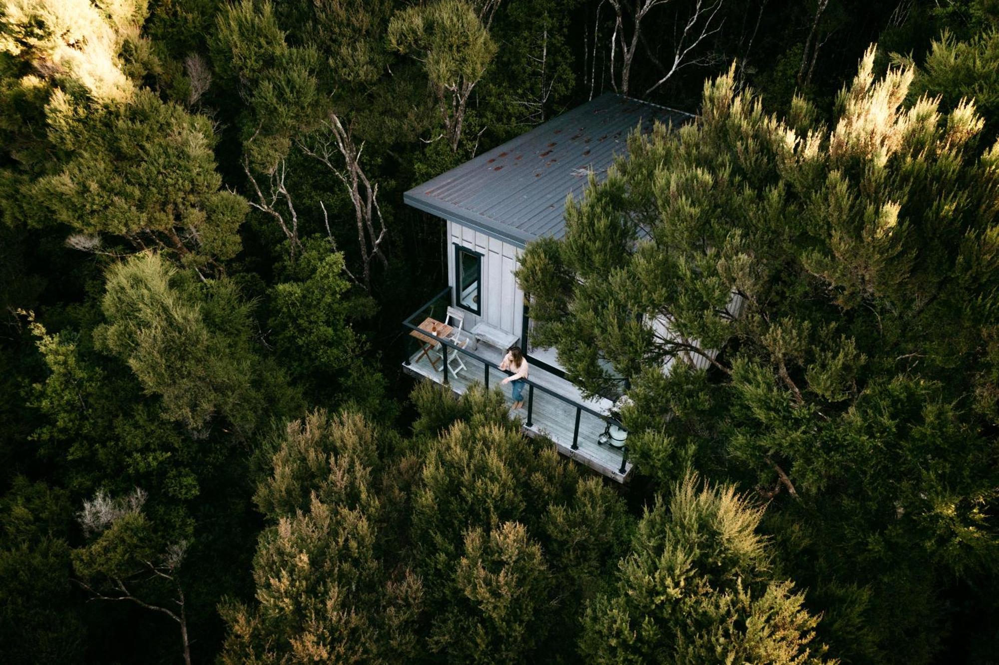 Treetop Tranquility At Rekindle Tree Houses Opua Extérieur photo